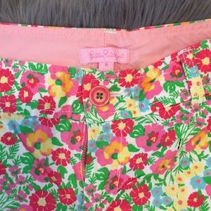 LILLY PULITZER- multicolored scalloped shorts